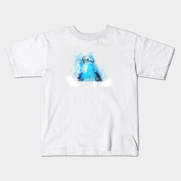 dolphin Kids T-Shirt by cubeartalex